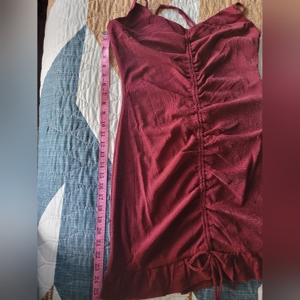 LULU's Ruched BodyCon Mini Dress - Picture 9 of 9